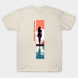 get that sunshine, swimming pool lifestyle v5 T-Shirt